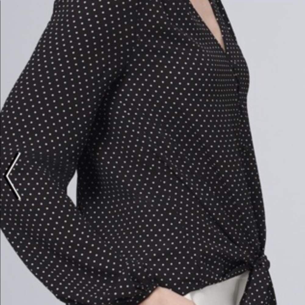 Polka dot blouse